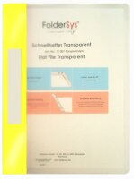 FSY Schnellhefter, Transparent, gelb, 1 Stück
