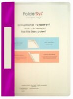 FSY Schnellhefter, Transparent, lila, 1 Stück