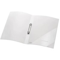 FSY PP-Ringbuch A4, 2 Ringe, 25mm, farblos transluzent, 1...