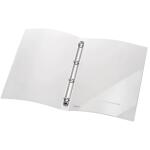 FSY PP-Ringbuch A4, 4 Ringe, 25mm, farblos transluzent, 1...