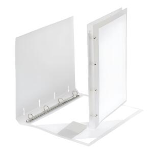 FSY Präsentations-Ringbuch, A4, 4-Ringe 16mm, PP farblos transluzent