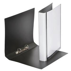 FSY Präsentations-Ringbuch, A4, 2-Ringe 25mm, Rücken 40mm, PP schwarz