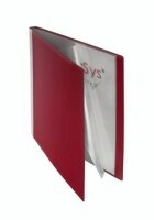 FSY Sichtbuch, 1 Stück Hüllen, PP, rot, 1...