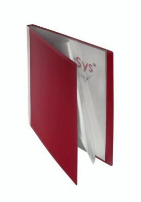 FSY Sichtbuch, 20 Hüllen, PP, rot, 1 Stück
