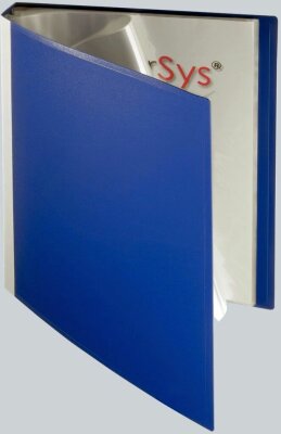 FSY Sichtbuch, 30 Hüllen, PP, blau, 1 Stück