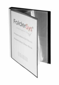 FSY Präsentations-Sichtbuch, 30 Hüllen, PP, schwarz, 1 Stück