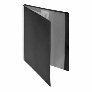 FSY Sichtbuch, 20 Hüllen, Rückentasche, A4, PP, neutral,  grau, 1 Stück