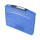 FSY Spritzguss  "go-case" A4 mit steckbarer Mechanik + Niederhalter, blau transluzent, 1 Stück
