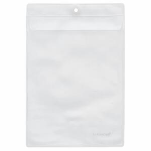FSY Plakat-Tasche A5, mit Klappe, Aufhängöse, PVC klar transparent, 1 Stück
