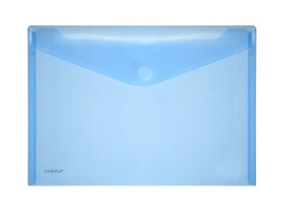 FSY Sichttasche A4quer, trans blau, 1 Stück