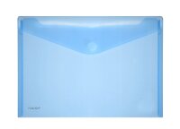 FSY Sichttasche A4quer, trans blau, 1 Stück