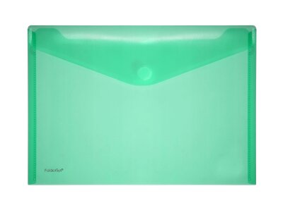 FSY Sichttasche A4quer, trans grün, 1 Stück