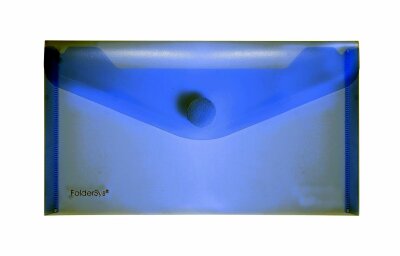 FSY Sichttasche DINLang, trans blau, 1 Stück