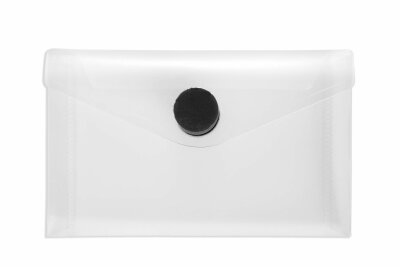 FSY Sichttasche "NAMECARD", farblos transparent, Klettverschluss schwarz, 1 Stück