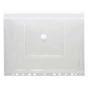 FSY Sichttasche, Dehnfalte, Abheftrand CD-Tasche, A4, PP farbl.transp.