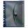 Sichttasche A5, Klettverschluss, Dehnfalte 20mm, Abheftrand, PP transp