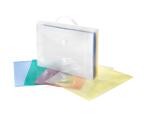 FSY Klar-Box mit 25 Stk. Sichttaschen A4 quer, farbig...