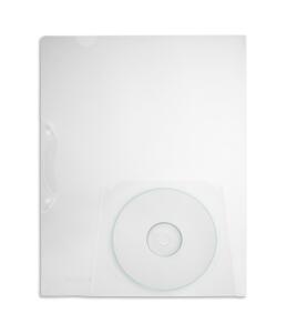 FSY Angebots-Hülle A4, CD, trans klar, 1 Stück