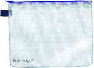 FSY Reissverschluss-Beutel A4, mit Zip, blau, 1 Stück