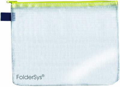 FSY Reissverschluss-Beutel A5, mit Zip, gelb, 1 Stück