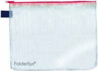 FSY Reissverschluss-Beutel B6, mit Zip, rot, 1 Stück