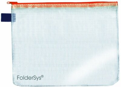 FSY Reissverschluss-Beutel A6, mit Zip, orange, 1 Stück