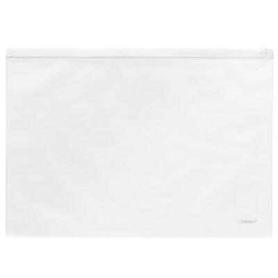 FSY Klarsicht-Sammelbeutel 255x360 mm, mit Plastik-Zip, PVC, Zipp weiss, 1 Stück