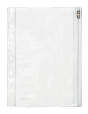 FSY Sammelhülle A5, Gleitverschluss, PVC farblos transparent, 1 Stück