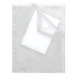 Gleitverschlussbeutel, A4, mit Abheftrand, PVC farblos...
