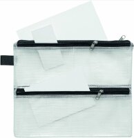 FSY Sammelbeutel, A5, 3 Zusatzfächer, PVC klar...