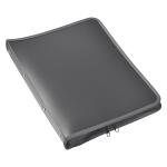 Reißverschluss-Portfolio, A4, PP anthrazit,...