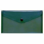 FSY Sichttasche, DINLang, Druckknopf, Transparent, blau,...