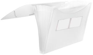 FSY Fächer-Tasche PP, 12er, Transparent, transp., 1 Stück
