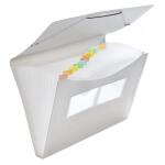 FSY Fächer-Tasche PP, 12er, Transparent, rauchtopas,...