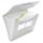 FSY Fächer-Tasche PP, 12er, Transparent, rauchtopas, 1 Stück