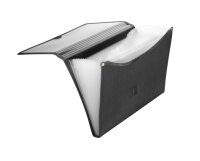 FSY Fächer-Tasche PP, 12er, Standard Tex, schwarz, 1...