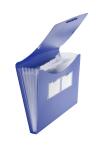 FSY Fächer-Tasche PP, 5er, Standard, blau, 1 Stück