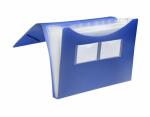 FSY Fächer-Tasche PP, 7er, Standard, blau, 1 Stück