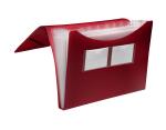 FSY Fächer-Tasche PP, 7er, Standard, bordeaux, 1...