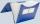 FSY Fächer-Tasche PP, 12er, Standard, blau, 1 Stück