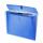 FSY Fächertasche "light" mit 5 Fächern+Reitern, A4, PP, blau transp., 1 Stück