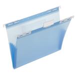 FSY PP-Hängemappe A4, Seitenfalten, blau...