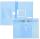 FSY PP-Hängehefter A4, U-Clip + Doppelheftzunge, blau transluzent