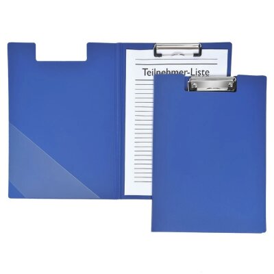 FSY Klemmbrett-Mappe, Standard, blau, Neutral, 1 Stück