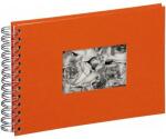 Pagna Spiralalbum 24x17cm Passep. Stoffeinband 40S orange