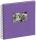 Pagna Spiralalbum 24x25cm Passep. Stoffeinband 50S flieder