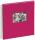 Pagna Spiralalbum 24x25cm Passep. Stoffeinband 50S d.rosa