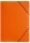 Pagna Gummizugmappe A3 PP 3 Einschlagklappen orange