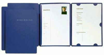 Pagna Bewerbungsmappe Select Basic 3tlg. blau