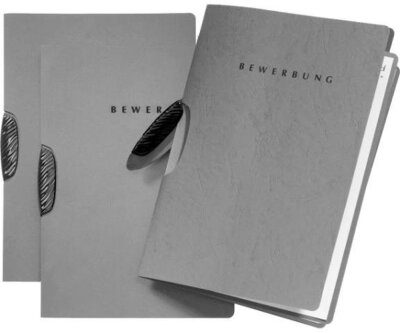Pagna Bewerbungsmappe Swing Basic 2tlg. grau